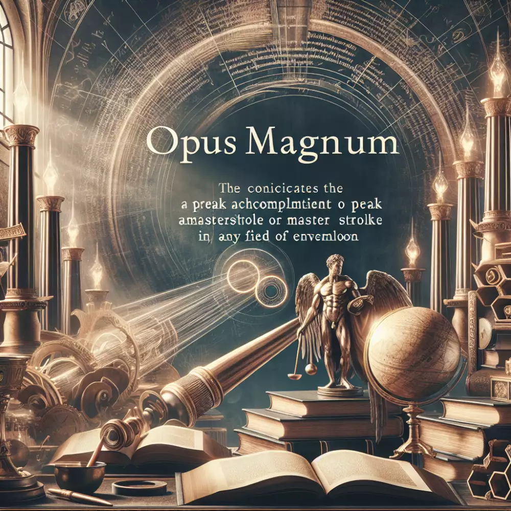 Opus Magnum Význam